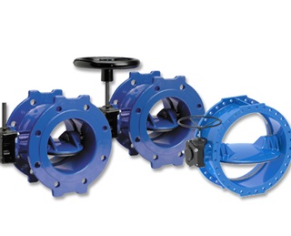Double eccentric butterfly valves from the AVK serie 756
