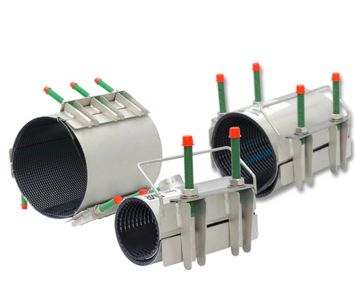 Repair clamps from AVK to water plant work, wastewater treatment, fire and gas