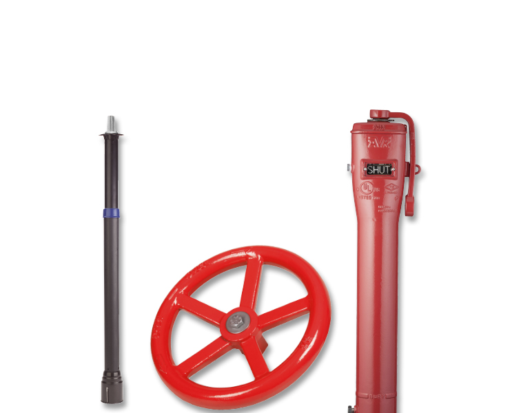 Fire protection accessories for outdoor use