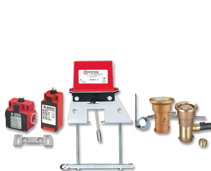 Various AVK products for fire protection