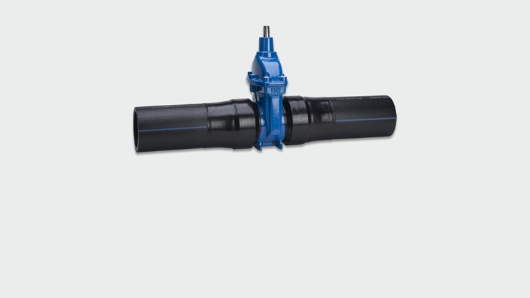Gate valves with PE ends