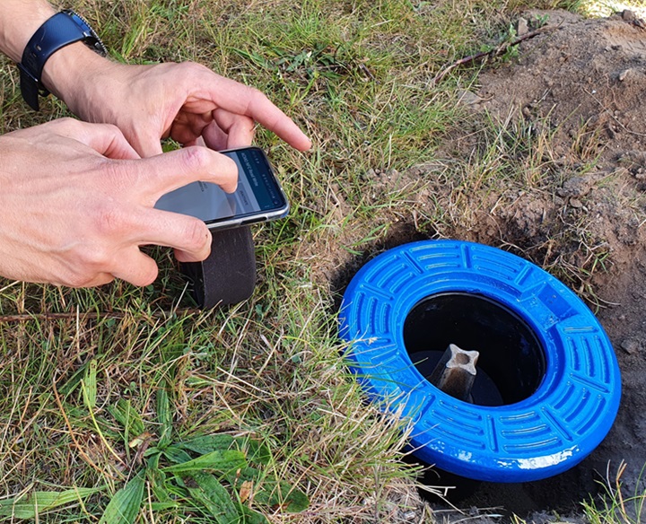 Activation of VIDI Positioner from AVK Smart Water