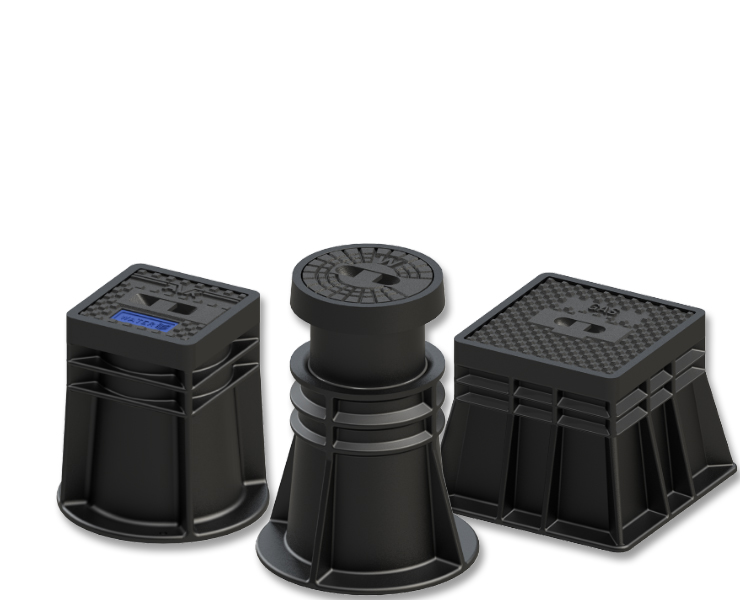 Surface boxes for wastewater