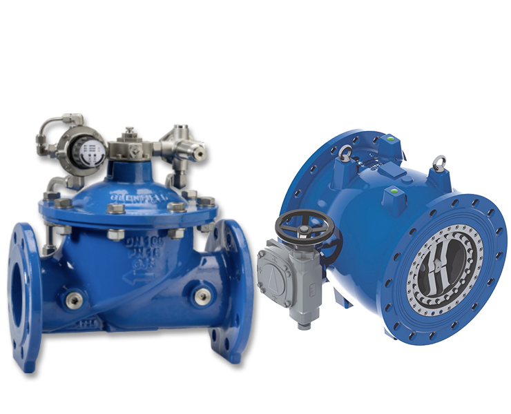 Control valves and needle valves for water transmission