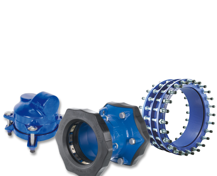 Products for couplings and adaptors in water distribution 