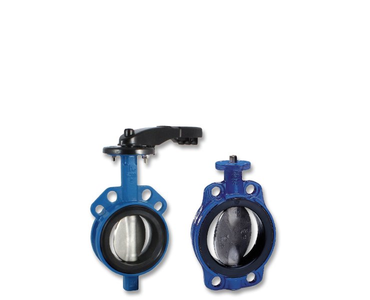 Butterfly valves for water plant work