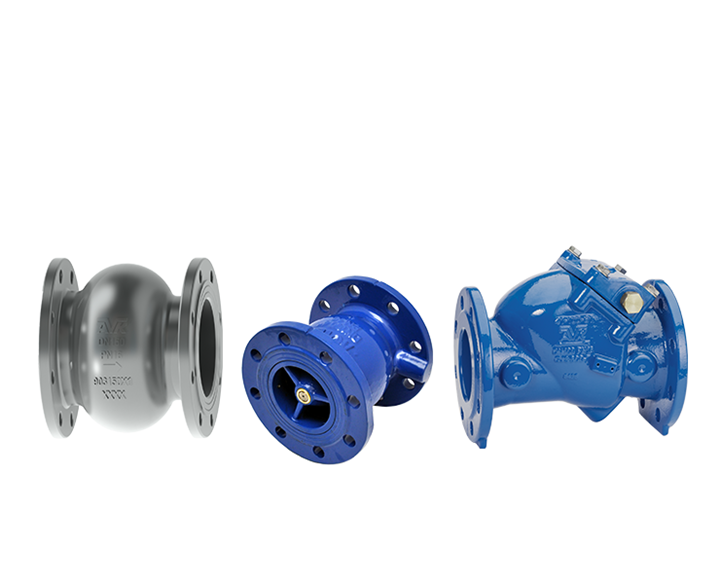 AVK check valves with nozzle check valves for water supply