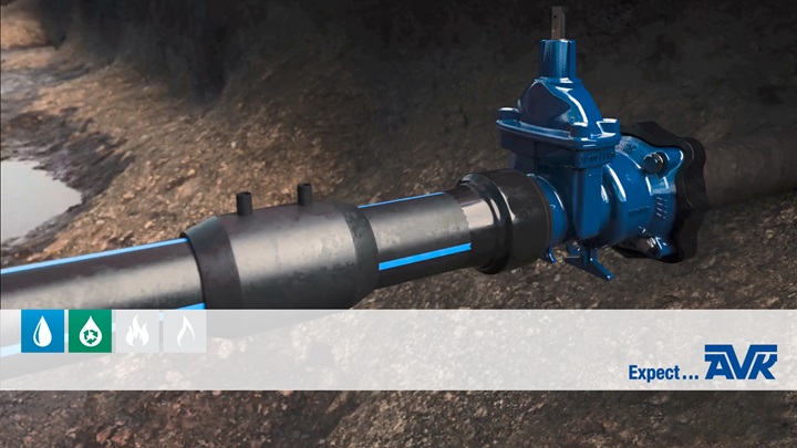 AVK gate valves with PE ends thumbnail