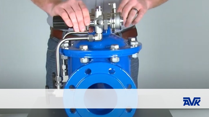 Changing AVK pressure reducing valve to a a pressure sustaining valve