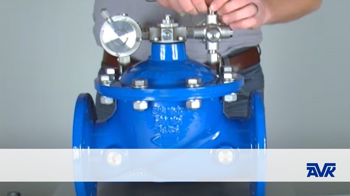 Video about changing an AVK pressure sustaining valve to a pressure reducing valve
