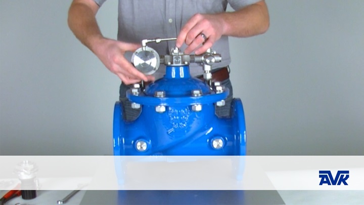 Video about changing an AVK pressure sustaining valve to a pressure reducing valve