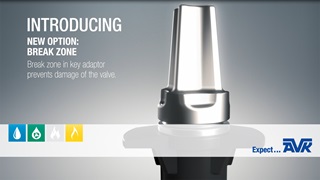 Thumbnail extension spindles with break zone