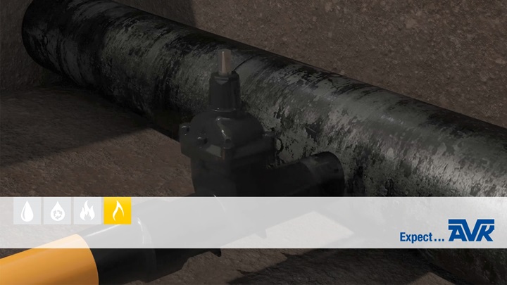 Learn about easy transition from steel pipes to PE pipes using AVK transition gate valves for gas - thumbnail