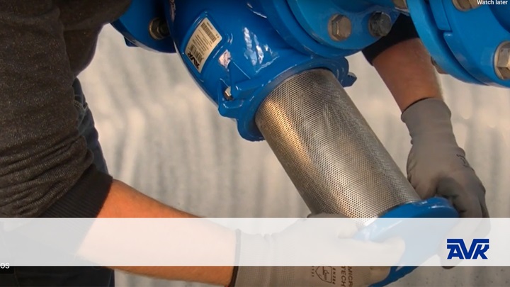 Maintaining y-strainer video